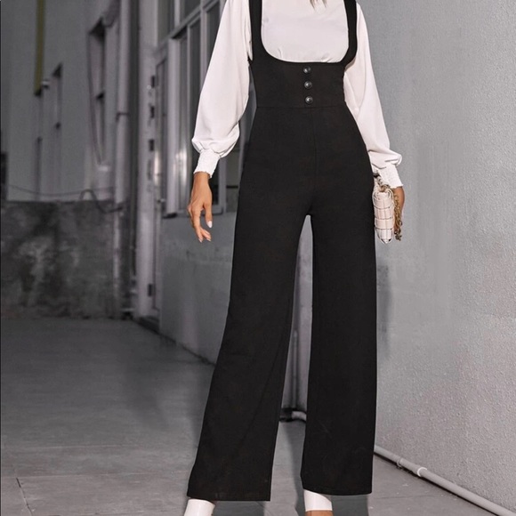 SHEIN Pants - Black long pant jumpsuit! Never worn!